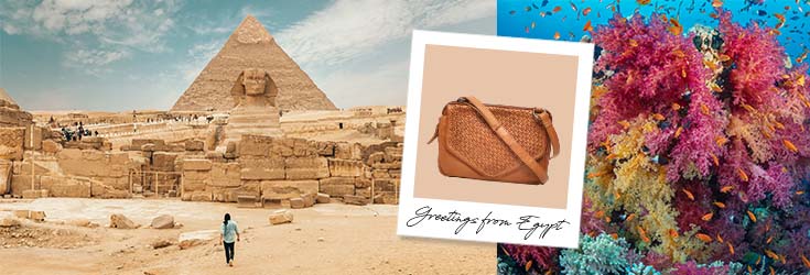 Vakantiebestemming Egypte crossbodytas Berba Van Os tassen en koffers