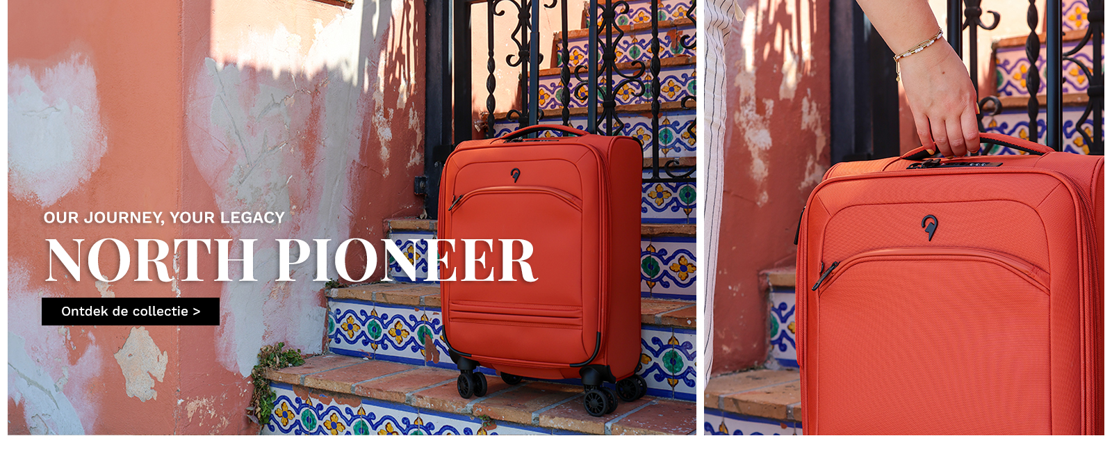 North Pioneer koffers Van Os tassen en koffers