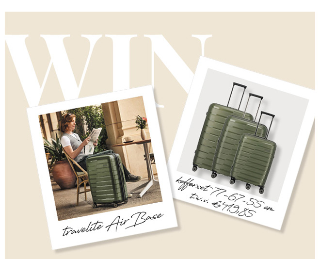 WINACTIE KOFFERSET TRAVELITE AIR BASE 