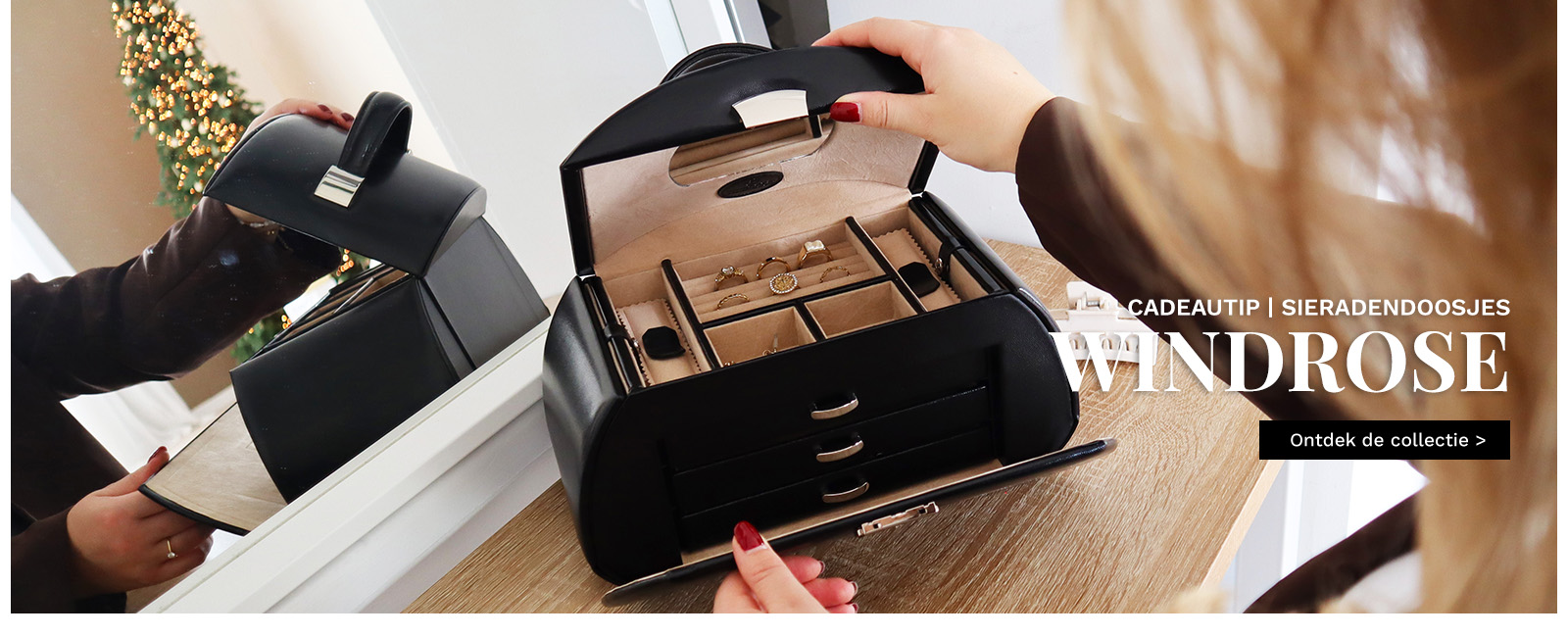 Windrose sieradendoosjes Van Os tassen en koffers