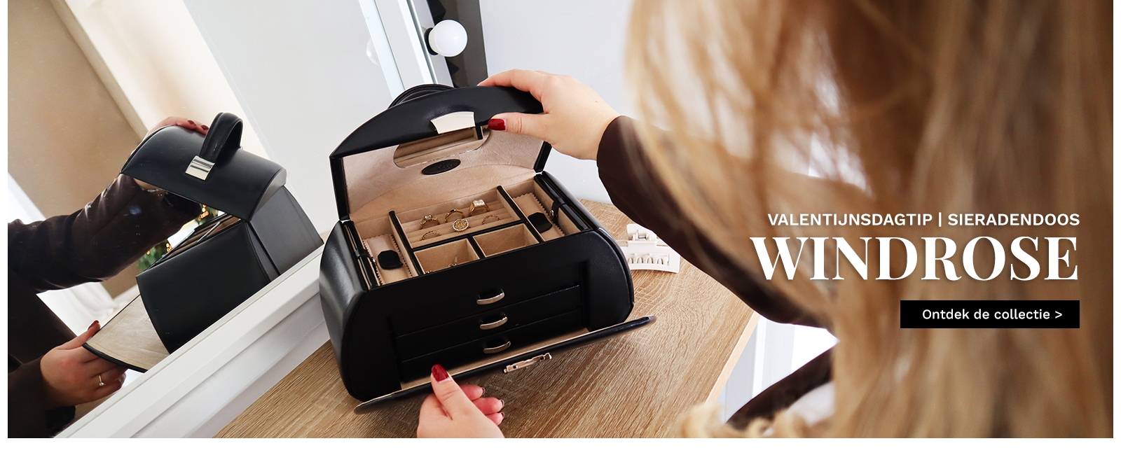 Windrose bijouxdoosjes Van Os tassen en koffers