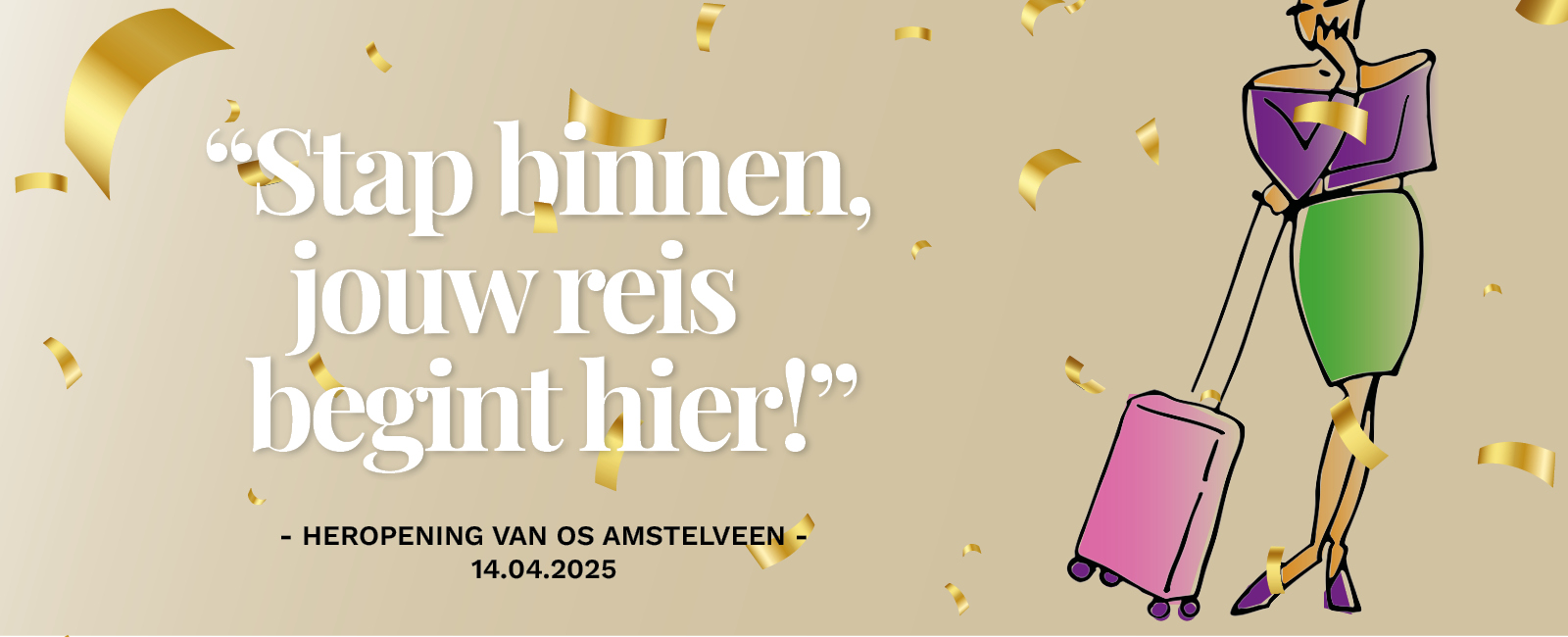 Stap binnen jouw reis begint hier Van Os tassen en koffers