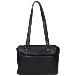 the Monte buff leather zwart