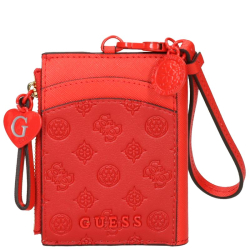 Guess card case rood
