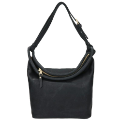 Fred De La Bretoniere heavy grain leather zwart
