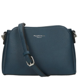 Flora & Co saffiano blauw