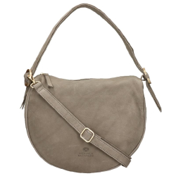 Fred De La Bretoniere soft grain leather taupe