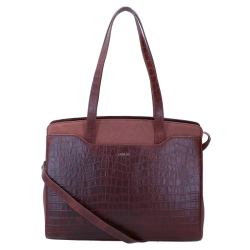 Loulou Essentiels classy croco bruin