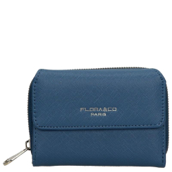 Flora & Co saffiano blauw