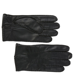 Ashwood Leather leather gloves zwart