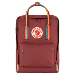 Fjällräven kånken rainbow rood