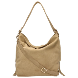 Fred De La Bretoniere suede cognac