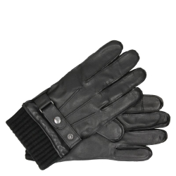 Ashwood Leather leather gloves zwart