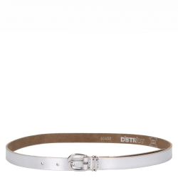 DSTRCT riem 2 cm zilver