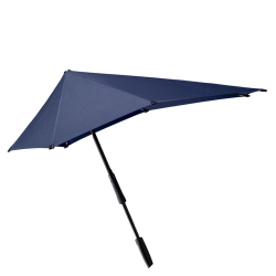 Senz large stick storm umbrella blauw