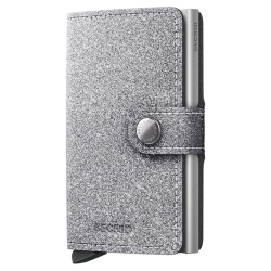Secrid miniwallet glitter zilver