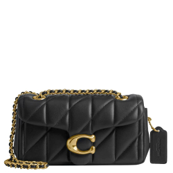Coach quilted tabby 20 zwart
