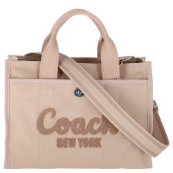 Coach cargo tote beige