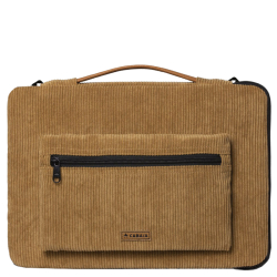 Cabaia laptop case 15 16 cognac