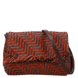 Allan K caroline fringes zigzag print