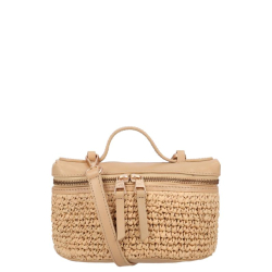 Fred De La Bretoniere lori raffia beige