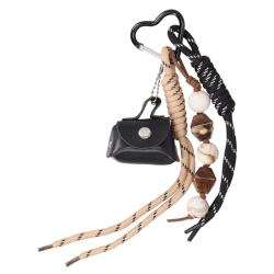 Flora & Co cute keychain zwart