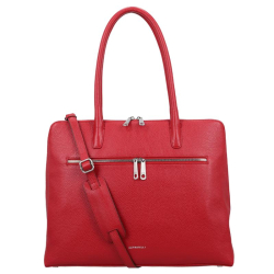 Gigi Fratelli laptoptas / werktas / schoudertas Dames 15,6 inch leer Romance rood