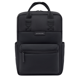 Kapten & Son Laptoprugzak / Rugtas / Schooltas 14 Inch Vegan Bergen Cloud zwart