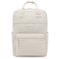 Kapten & Son Laptoprugzak / Rugtas / Schooltas 14 Inch Vegan Bergen Cloud beige
