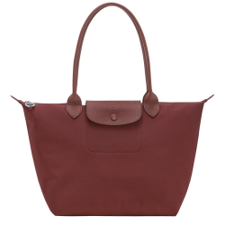 Longchamp Schoudertas / Shopper Dames Le Pliage One rood