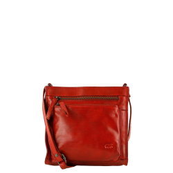 Bear Design Crossbodytas / Schoudertas  Dames Leer Davita rood