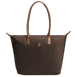 Tommy Hilfiger Schoudertas / Shpper Dames TH Popette bruin