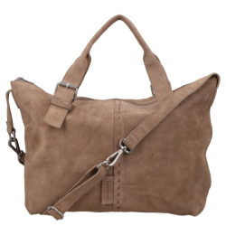 Shabbies Amsterdam Handtas / Crossbodytas Dames Suede Essie taupe