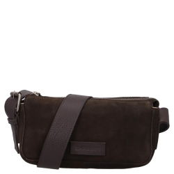 Shabbies Amsterdam Crossbodytas / Schoudertas Dames Suede Venice bruin