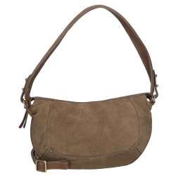 Burkely Schoudertas/Handtas Dames Leer Sierra taupe