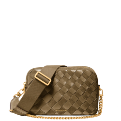 Michael Kors Crossbodytas / Schoudertas Dames Leer Bryant groen