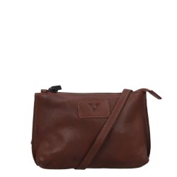 Van Os Crossbodytas / Schoudertas Dames Leer Tampa bruin