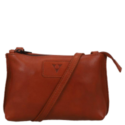 Van Os Crossbodytas / Schoudertas Dames Leer Tampa cognac