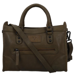 Van Os Schoudertas / Crossbodytas Dames Leer Tampa groen