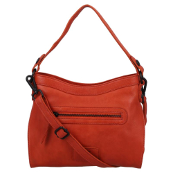 Van Os Crossbodytas / Schoudertas Dames Leer Tampa oranje