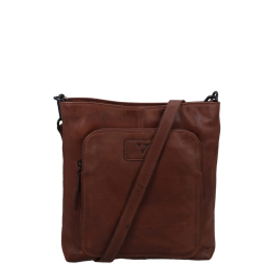 Van Os Crossbodytas / Schoudertas Dames Leer Tampa bruin