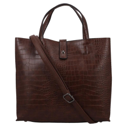 Puccini Schoudertas / Crossbodytas  Dames Greta bruin
