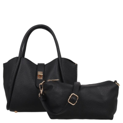 Flora & Co Handtas / Schoudertas Dames Goldie zwart