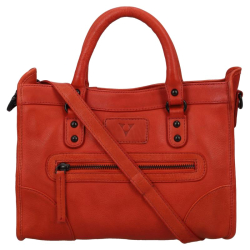 Van Os Schoudertas / Crossbodytas Dames Leer Tampa oranje