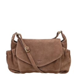 DSTRCT Schoudertas / Crossbodytas Dames Suède Portland Road taupe