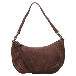 DSTRCT Crossbodytas / Schoudertas Dames Suède Portland Road bruin