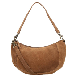 DSTRCT Crossbodytas / Schoudertas Dames Suède Portland Road cognac