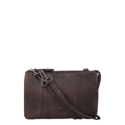 DSTRCT Crossbodytas / Schoudertas Leer Astana Road bruin