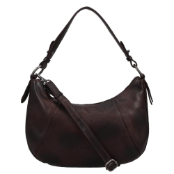 DSTRCT Schoudertas / Crossbodytas Leer Astana Road bruin
