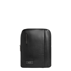 Piquadro Crossbodytas / Schoudertas Leer W137 zwart